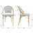 Altesa French Bistro Outdoor Dining Chairs Set of 4, Woven Indoor/Outdoor Dining Chair for Kitchen and Patio-2061196658