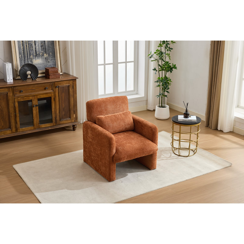 Fauteuil d'appoint moderne, fauteuil contemporain Boucle