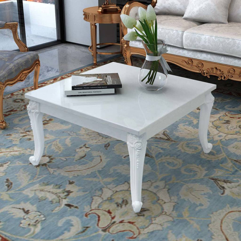 Roussillon Four Leg Coffee Table, 42cm H x 80cm L x 80cm W