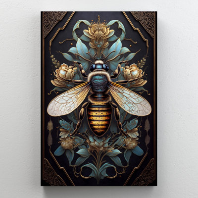 " Poppies And Bee "