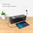 Cable Management Box Cord Organizer Wire Storage Box with Cover Black