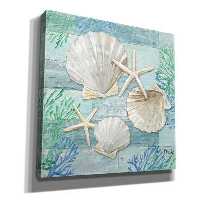 Art mural sur toile Dovecove «Clearwater Shells IV» par Paul Brent