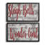 «Sleigh Bells», ensemble de 2 reproductions d'art sur toile encadrées-1789694655-1789694654