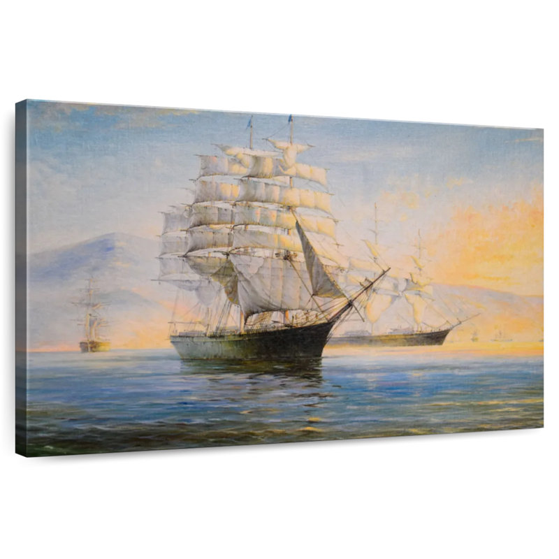 Aletra Ship, 34" H x 51" W