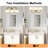 23.66" W 3-Light Dimmable Vanity Light with Opal Glass-1750470570-1757382259-1757382260