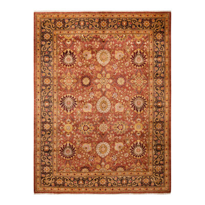 Rennee One-of-a-Kind 9' 2" X 12' 1" 2000s Wool Area Rug in Pink