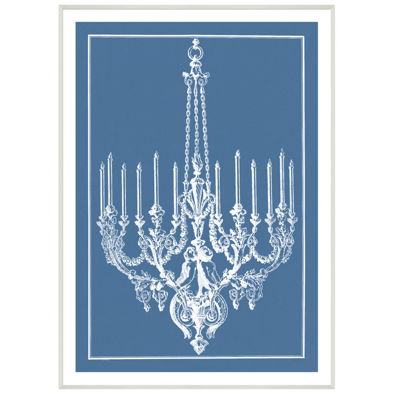 «Pop Chandelier», reproduction d'impression encadrée