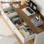 Bureau double caisson 47 po avec tiroirs (sans les chaises de bureau)