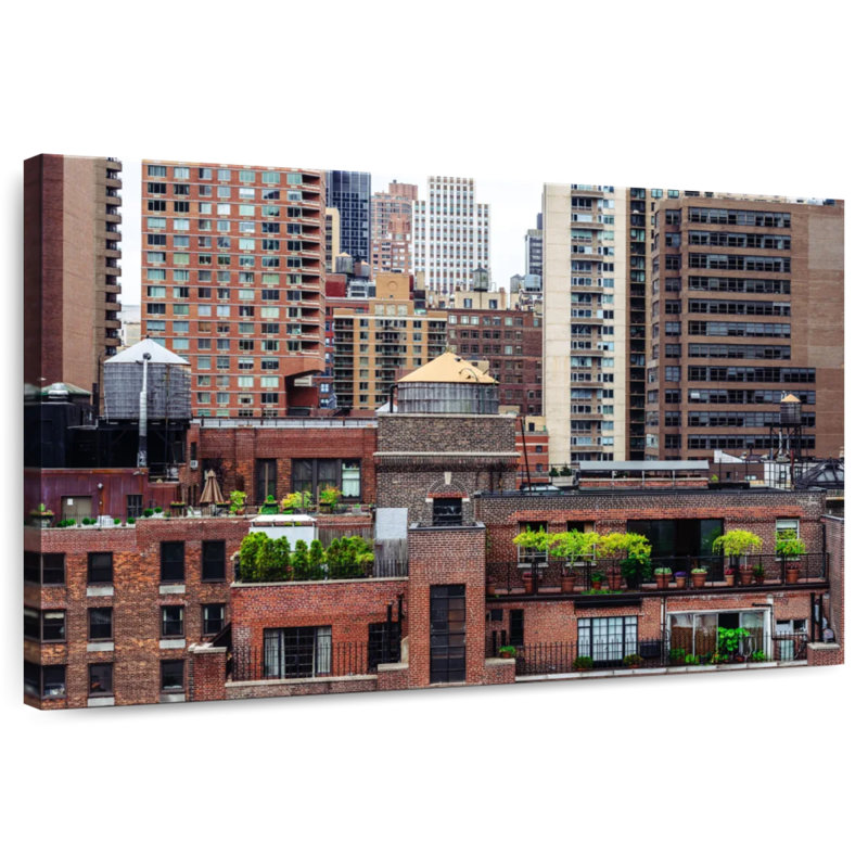 Lilie NYC Rooftop Garden, H 8 po x l 12 po