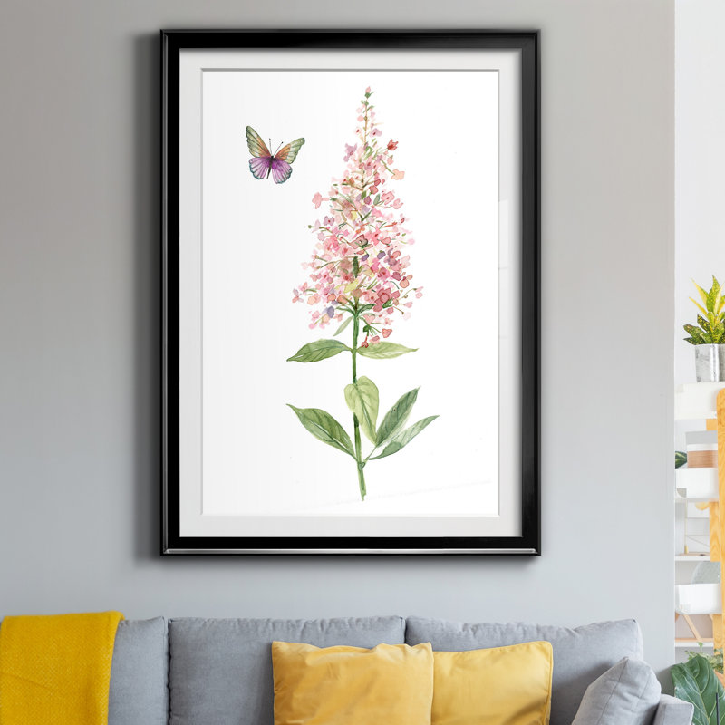 Wildflower Botanical II - Cadre photo, reproduction d'art sur papier, H 22,5 po x l 30,5 po x P 1,5 po, Papier noir