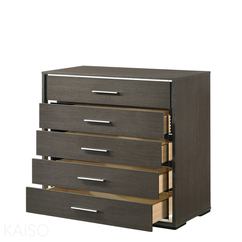 Commode à finition chêne gris