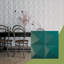 Panneau mural 3D décoratif Ellis EnduraWall l 19 5/8 po x H 19 5/8 po, UltraCover Satin Lagoon (couvre 2,67 pieds carrés)-123537803