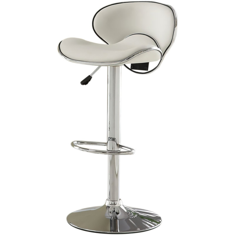 Tabouret pivotant à hauteur réglable, Blanc