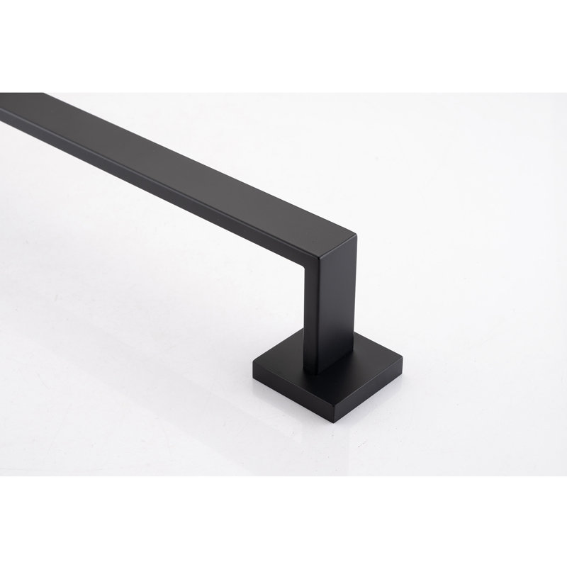 4 Matte Black Bathroom Accessories - Stainless Steel, , Easy Installation For Everywhere Hardware, Rust-, Ideal Different Rooms