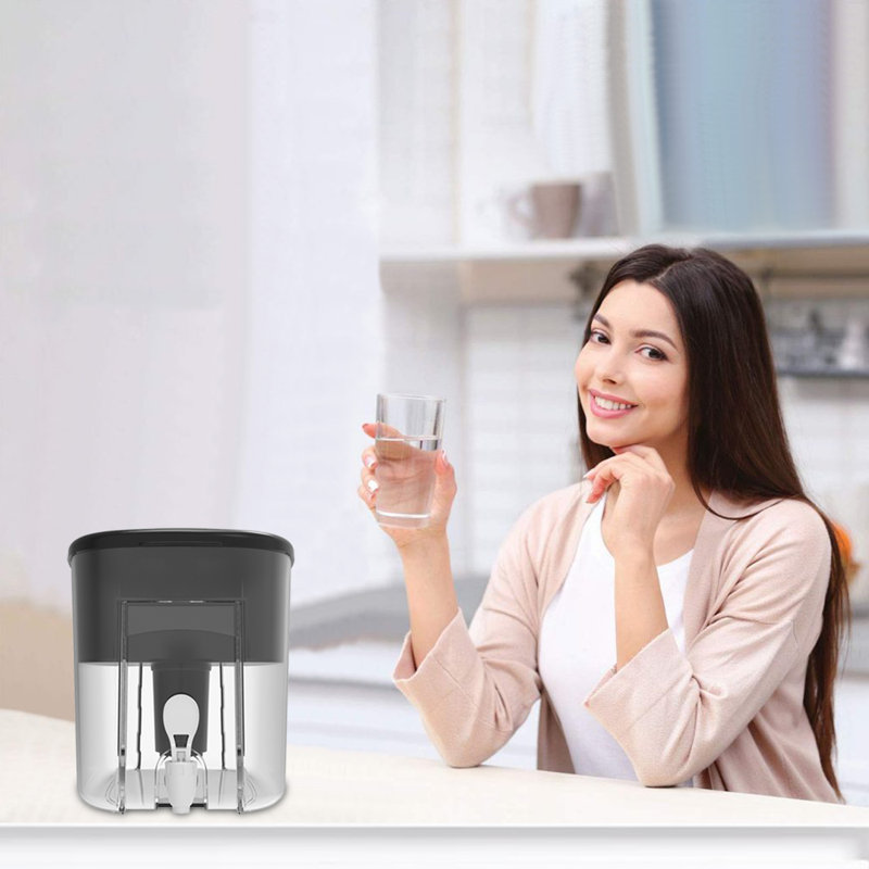 Alkaline Water Filter Pitcher, Black