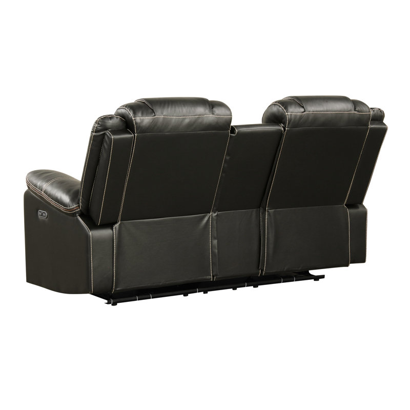 Ensemble de fauteuils inclinables gris 3 pièces avec fauteuil Power Collection Glow