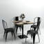 Stalvey Metal Base Dining Table-40507448
