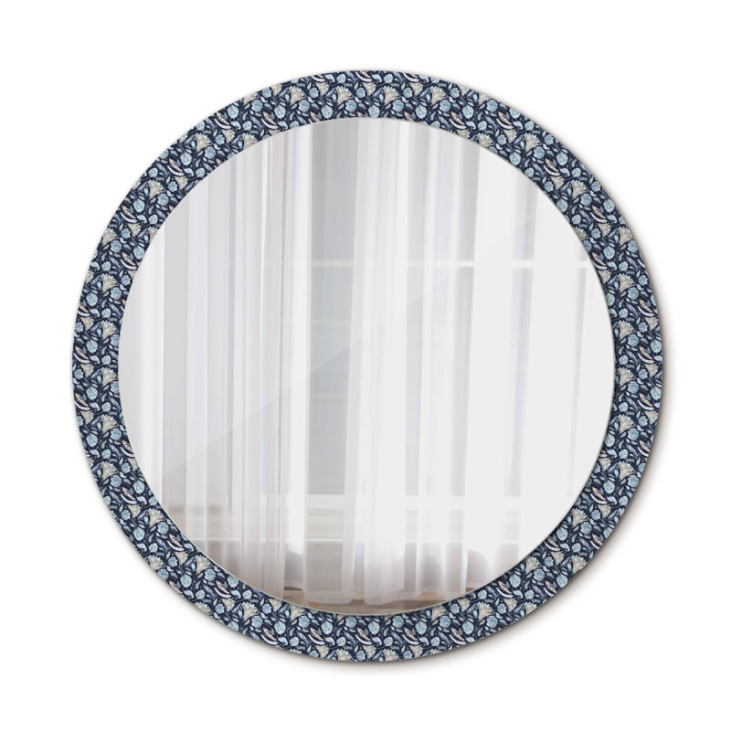Huldar Glass Flat Wall Mirror, 90cm H x 90cm W