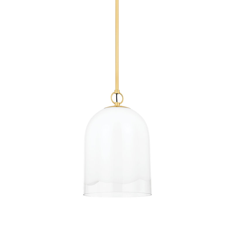 Luminaire suspendu 1 lumière Lennon, H 15,75 po x l 10 po x P 10 po