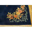 Tapis à motif floral antique en laine Art Deco