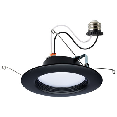 6" Selectable Colour Temperature Dimmable IC Rated LED Retrofit Recessed Lighting Kit