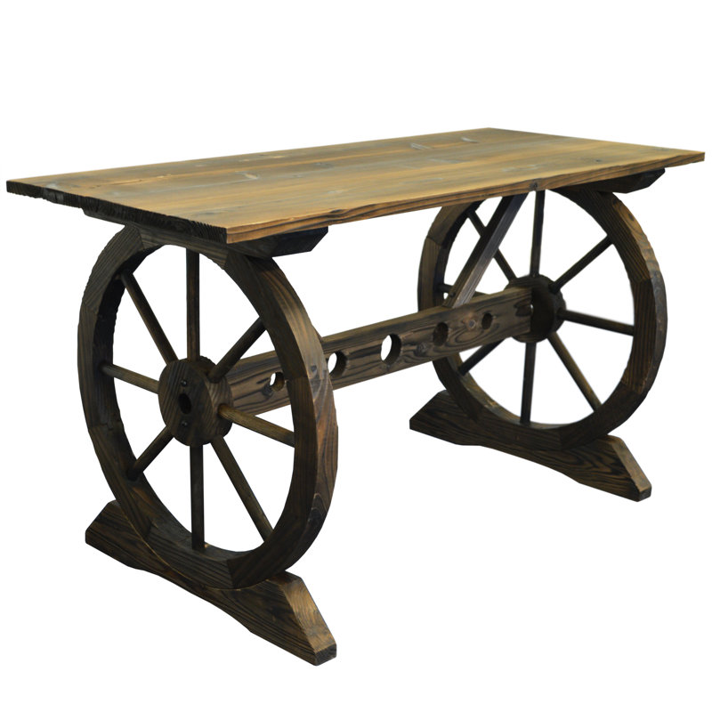 Shellson Rectangular Outdoor Side Table , 110cm cm W 54cm cm D