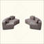 Canapé modulaire incurvé chenille avec 6 coussins Chenille-1133457855-1124770265