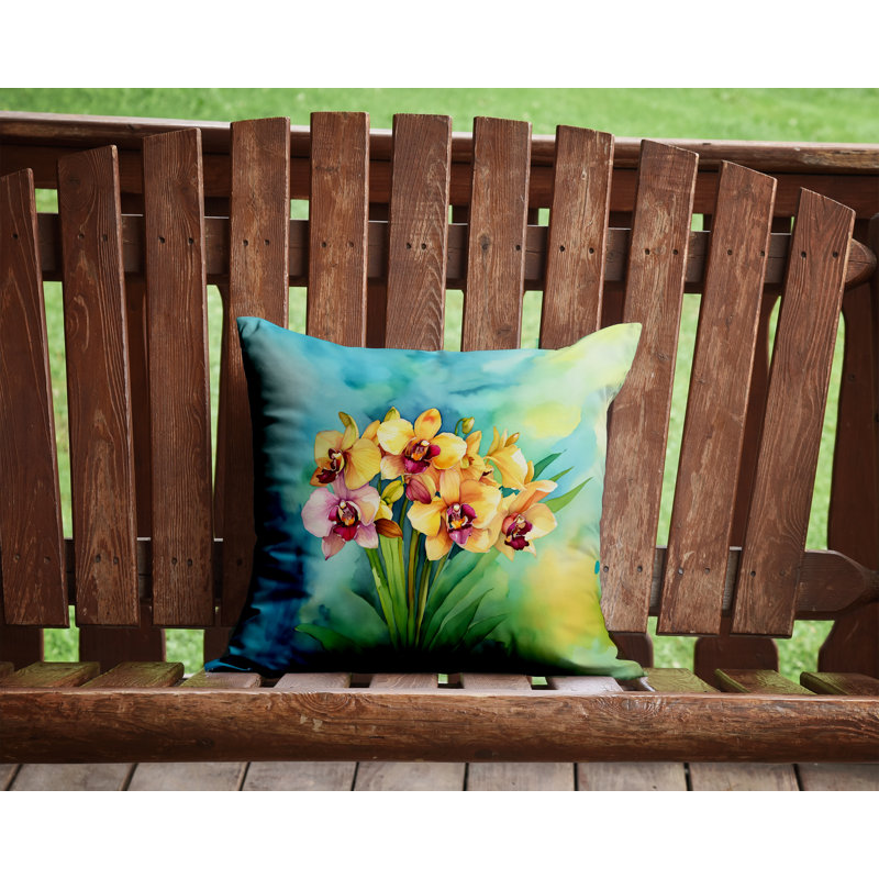 Other/No Pattern Outdoor Throw Pillow, 14" H x 14" W