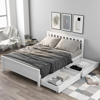 Solid Wood Bed