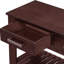 Console en U, vestibules, salons, 4 tiroirs, 2 tablettes en U, style minimaliste rétro, bois de pin, présentoir en U élégant
