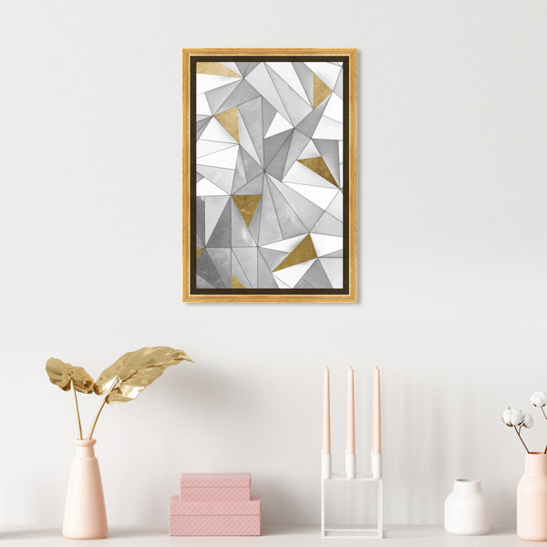 George Oliver 'Triangular Wall' Graphic Art Print & Reviews | Wayfair