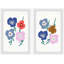 Flowers Are Friends - 2 pièces, reproduction de cadre-87358770
