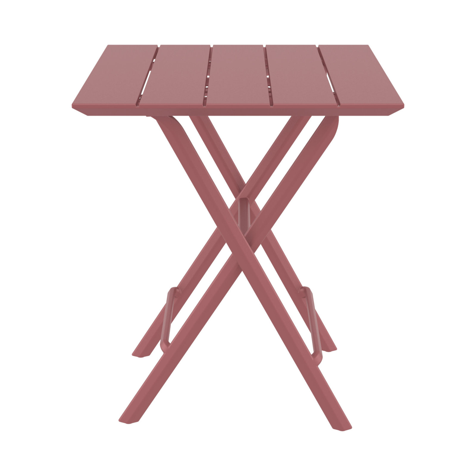 24" Patio Dining Table, Marsala