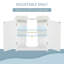 Nida 60cm Single Bathroom Vanity Base Only