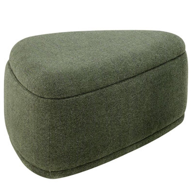 Adna 44'' Triangular Upholstered Storage Ottoman