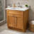 Design House Calesco Calacatta Quartz Bathroom Vanity Top And Sink With Backsplash, 8 In Wide Set, White/gray/taupe-118827968