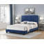 Lit double en velours bleu marine Valletta-179941524-179941526