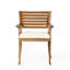 Mobilier de salle à manger d'extérieur en bois avec coussins - eau élégante et pratique