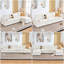  Canapé modulaire de 145 po avec repose-pieds de rangement, canapé en L 6 places, blanc-131403127