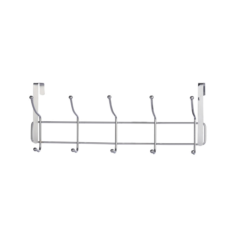 Buckingham Over Door Coat Hanger Rack 10 Hooks Space Saving Door Organizer  