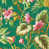 Lin vert floral tropical Scm