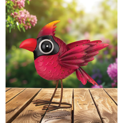 Décoration d'oiseaux 9 po - Cardinal
