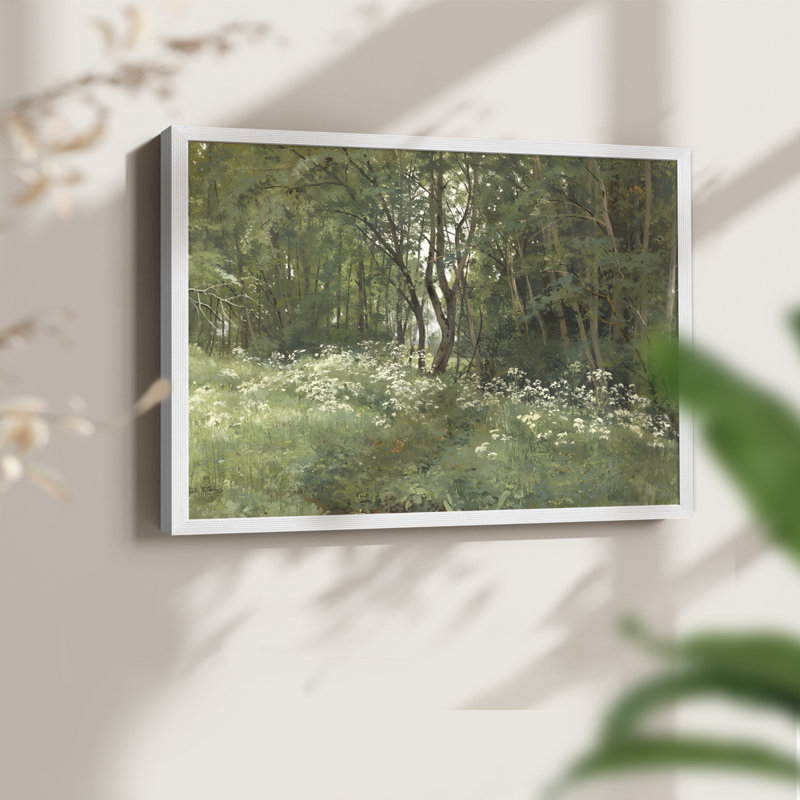 Paysages rétro-DCCCLX III - impression encadrée - réaménageable, Blanc, H 16 po x l 20 po