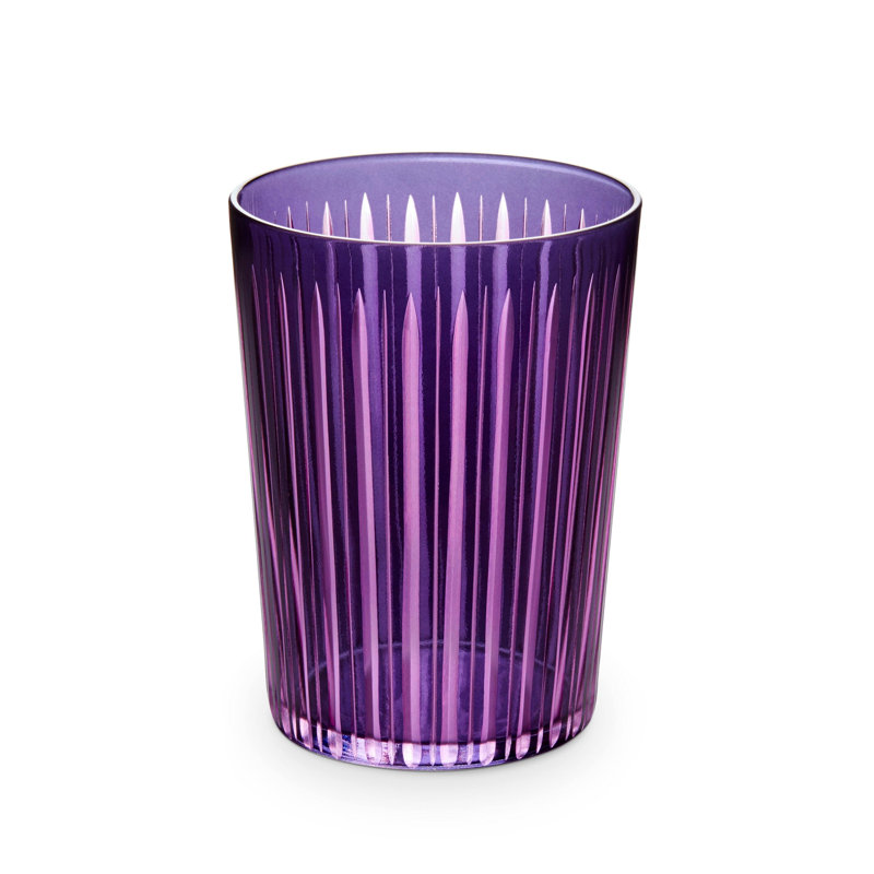 Prism Double Old Fashioned Glasses, Purple, 17 oz.