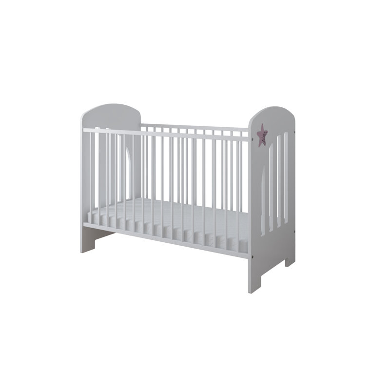 Epperson Cot Bed, White/Pink, No