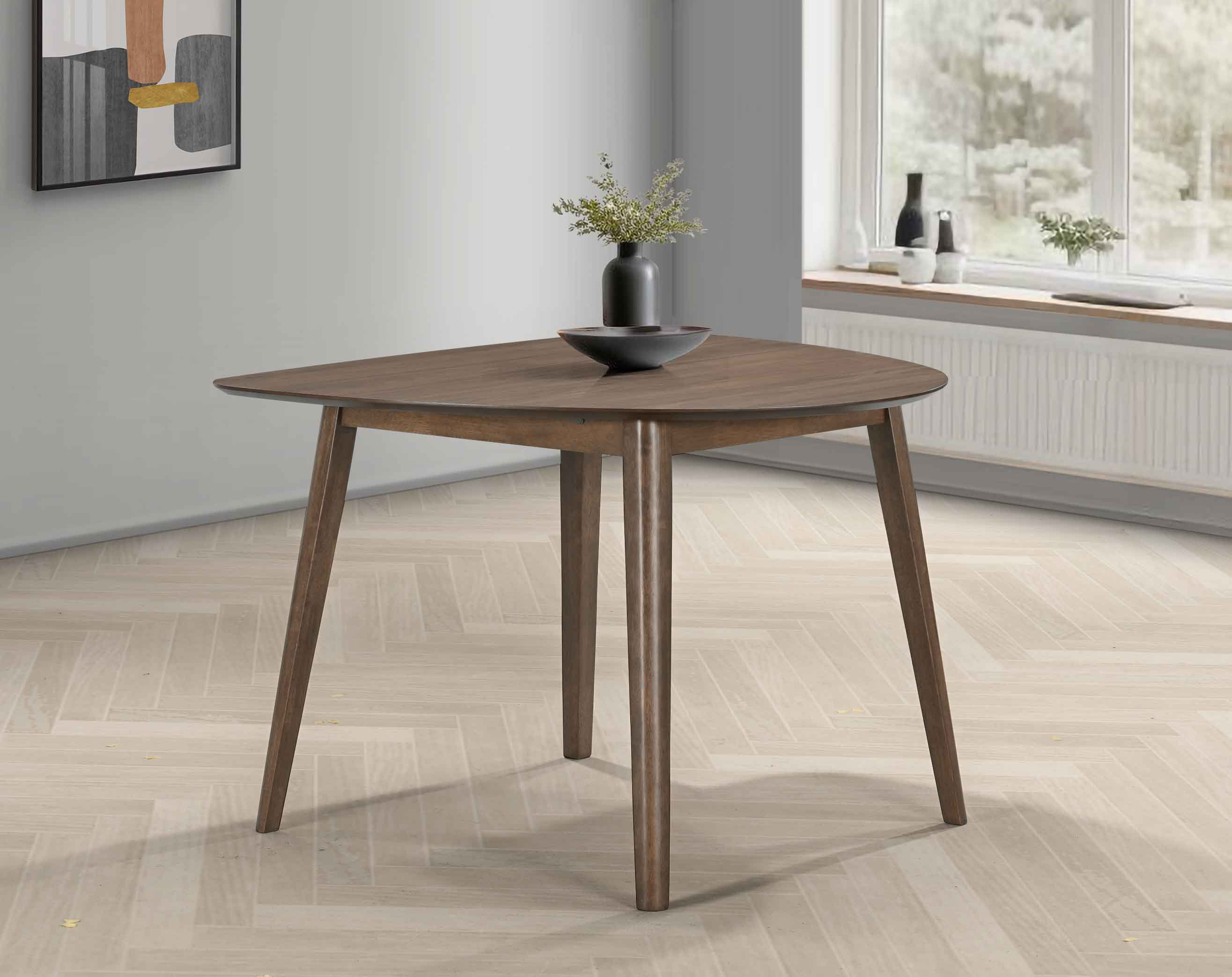George Oliver Aurora Wood Corner Dining Table | Wayfair