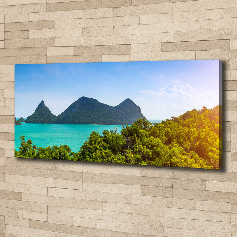 Panorama Of Thailand - Wrapped Canvas Print