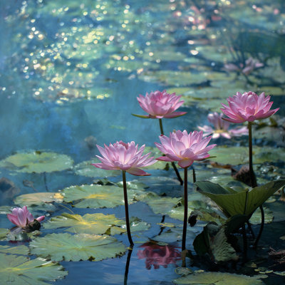 Art mural sur toile Lotus