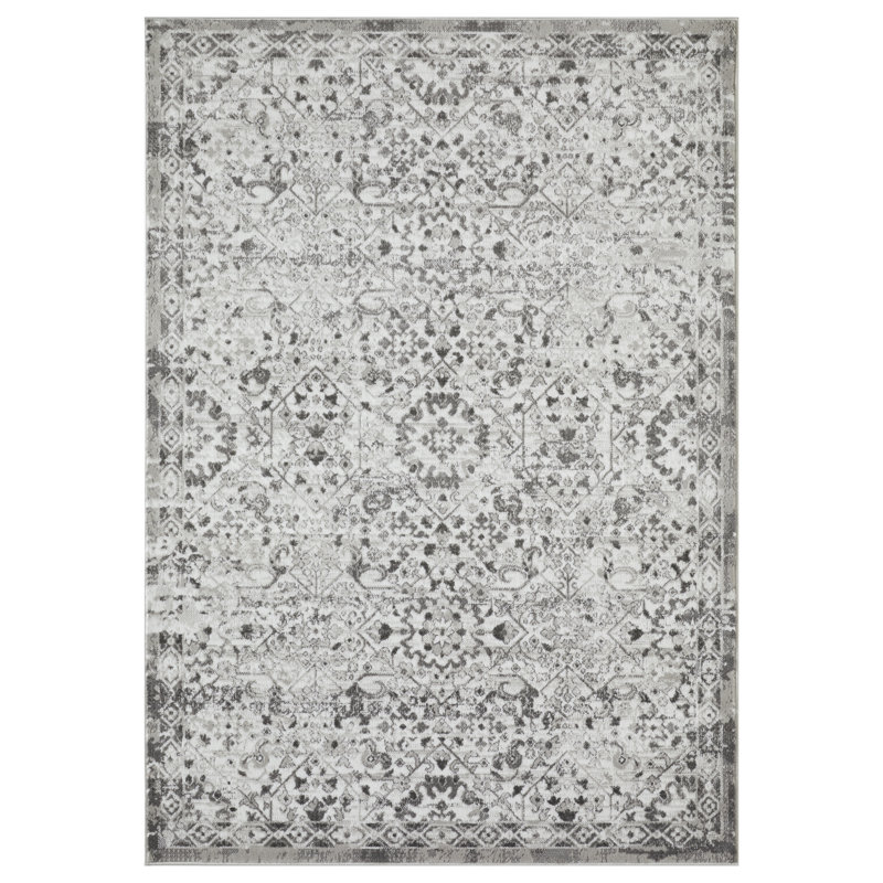 Raghdah Washable Oriental Indoor Rug, Rectangle 5'3" x 7'3"