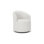 Fauteuil demi-tonneau pivotant rembourré Deryn
